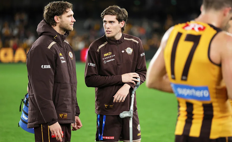 Will Day after a game for Hawthorn.