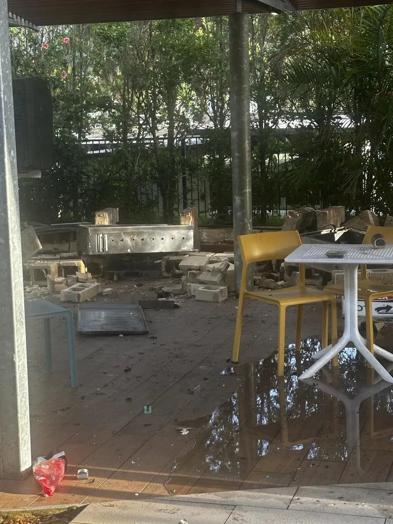 At least two children were among the injured. Credit: Supplied