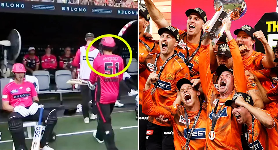 Sydney Sixers and Perth Scorchers players in the BBL.
