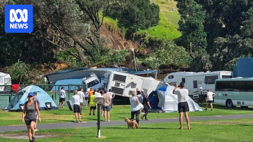 Several people missing after landslide hits Mount Maunganui campground in New Zealand