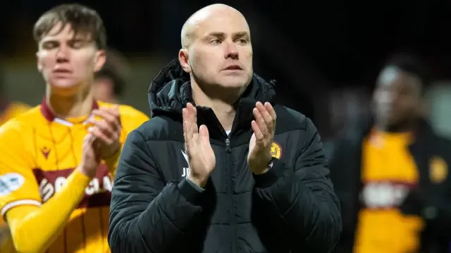 Motherwell manager Jens Berthel Askou