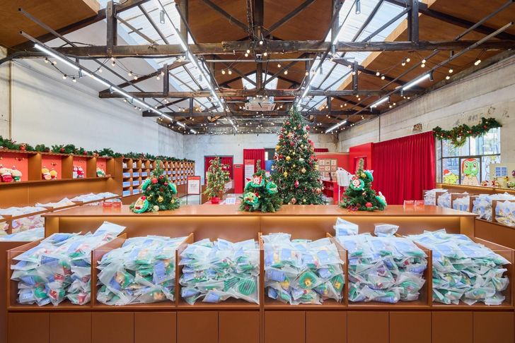 An interior view of the 'HOLIDAY with MINITEEN POP-UP' merchandise store for K-pop boy band Seventeen / Courtesy of Pledis Entertainment