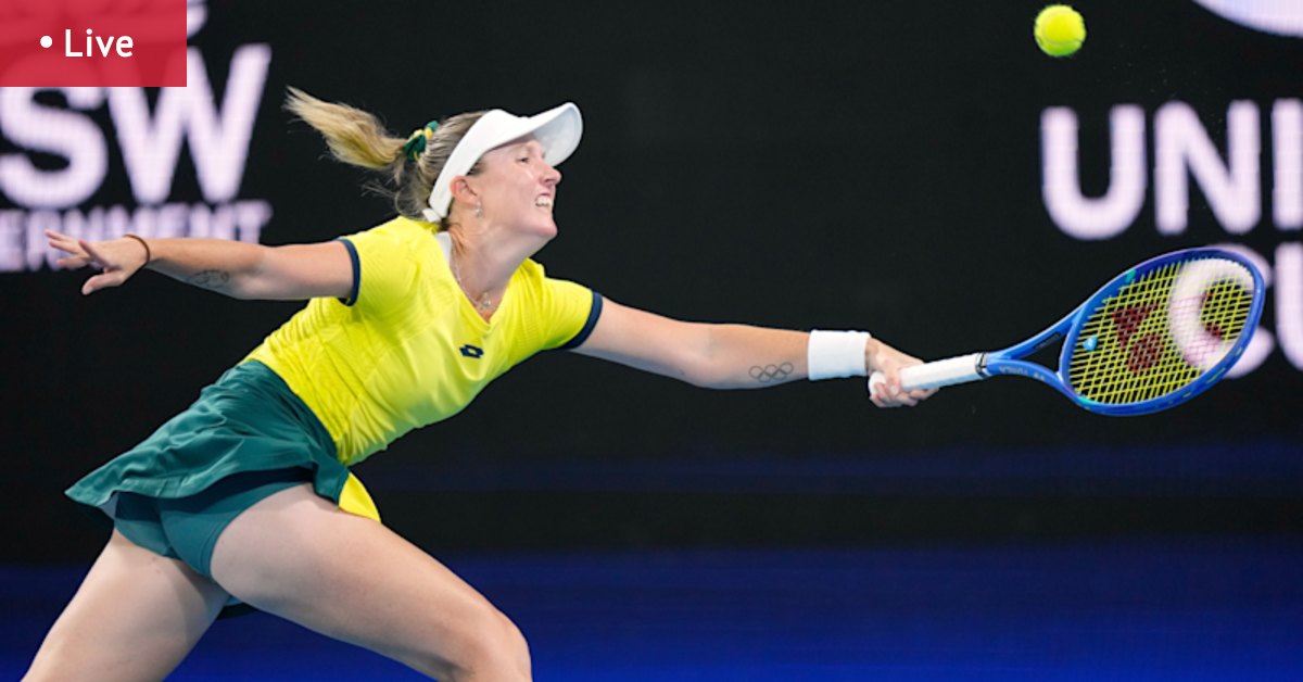Alex de Minaur and Storm Hunter in action for team Australia, scores, odds, updates, how to watch