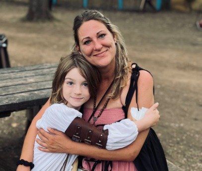 Rachel Green and her nephew Jack.