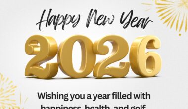 Happy New Year Greetings from Hainsworth Park Golf Club