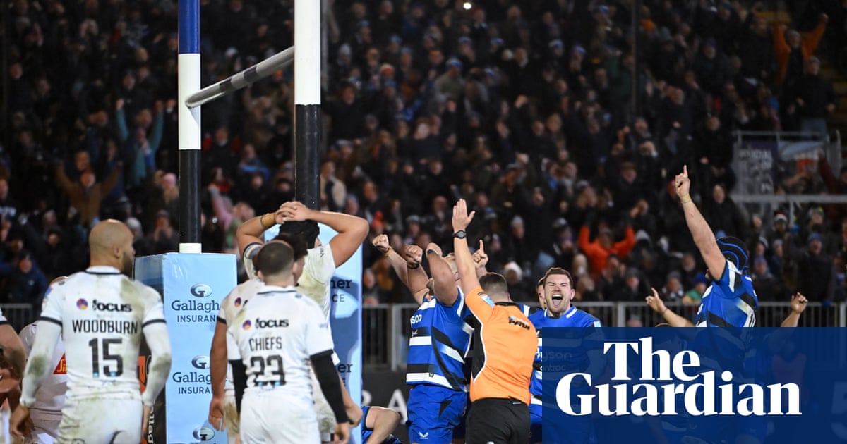 Bath break Exeter’s hearts with last-minute try to foil dramatic comeback | Prem Rugby