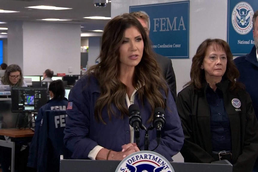 Kristi Noem speaking 