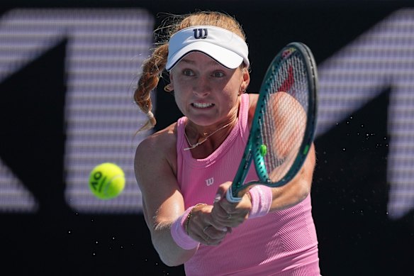 Taylah Preston moves into the second round.