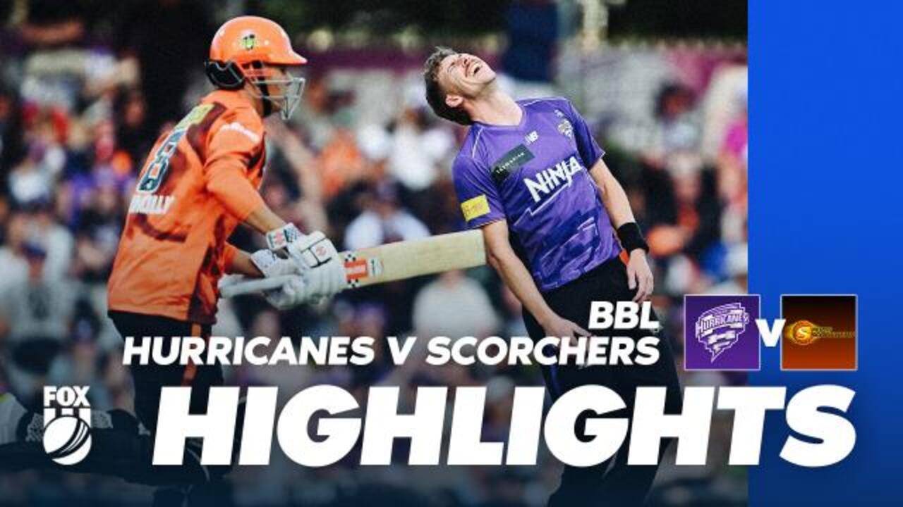 Hurricanes v Scorchers: Match Highlights