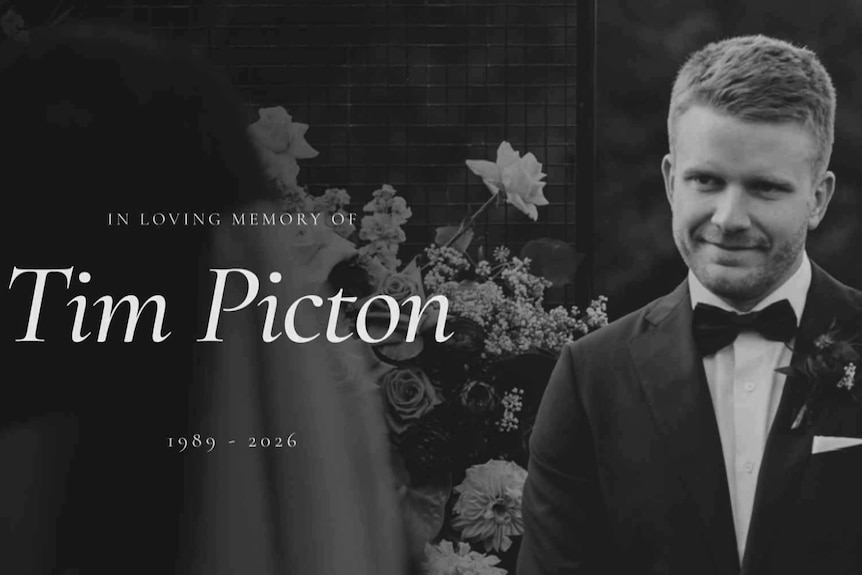 The flyer for a memorial service