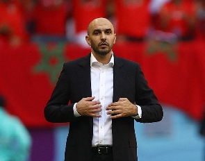 Walid Regragui is the head coach for Morocco