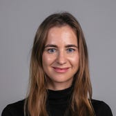 Madeline berg on grey background