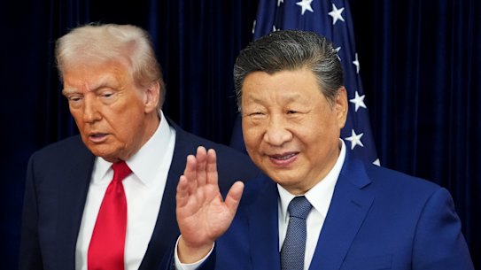 Trump and Chinese President Xi Jinping in October.