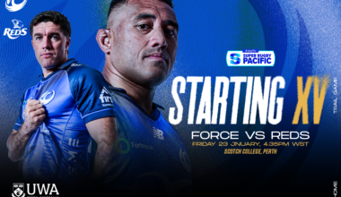 Extended Force line-up named for first pre-season game against Reds