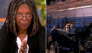 Haunting image on“ The View” as show airs rare broadcast without live studio audience amid state of emergency