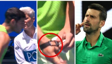 Carlos Alcaraz whoop, asked to remove device, reaction, latest news, video, highlights