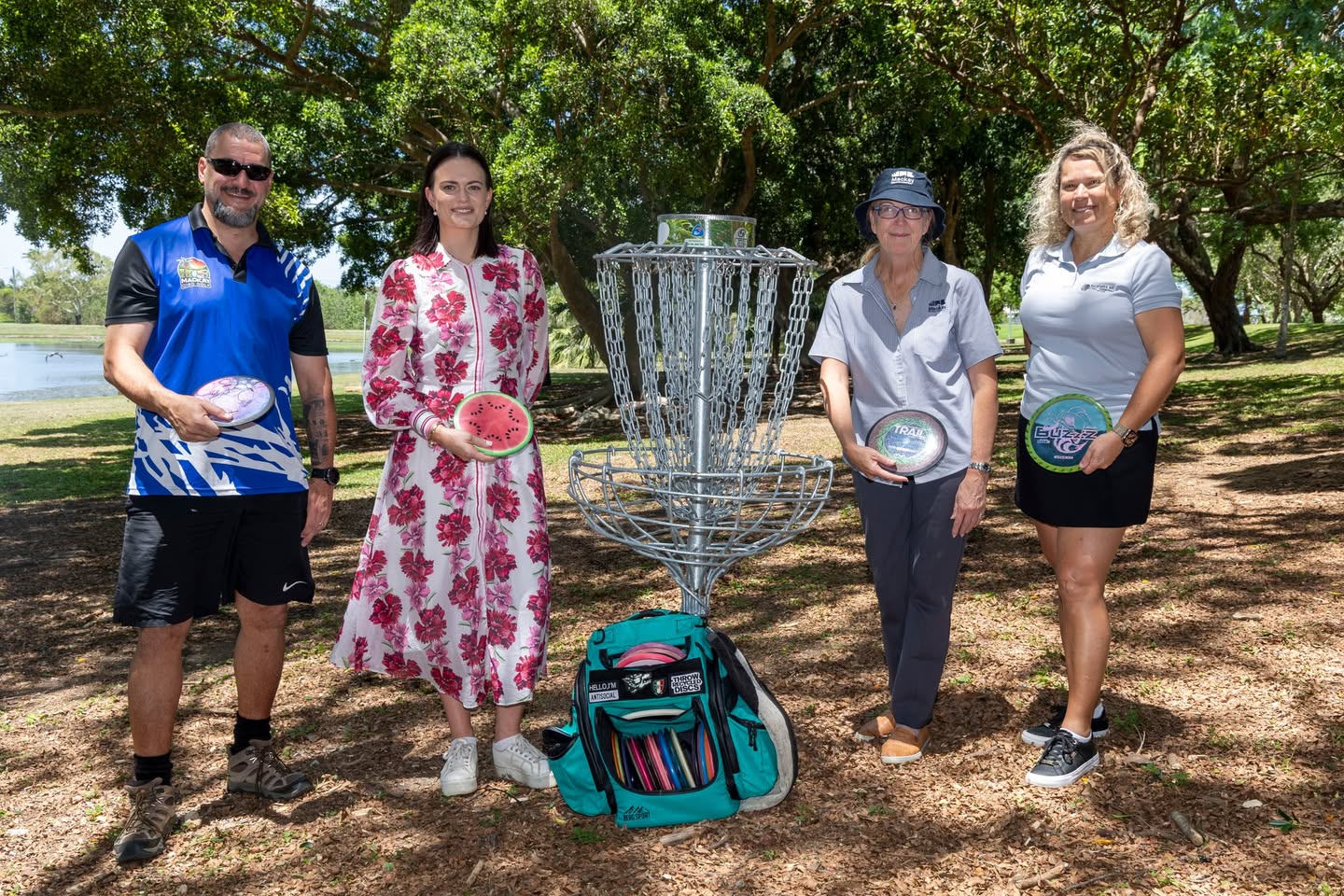 Mackay’s First Permanent Disc Golf Course Takes Flight At John Breen Park