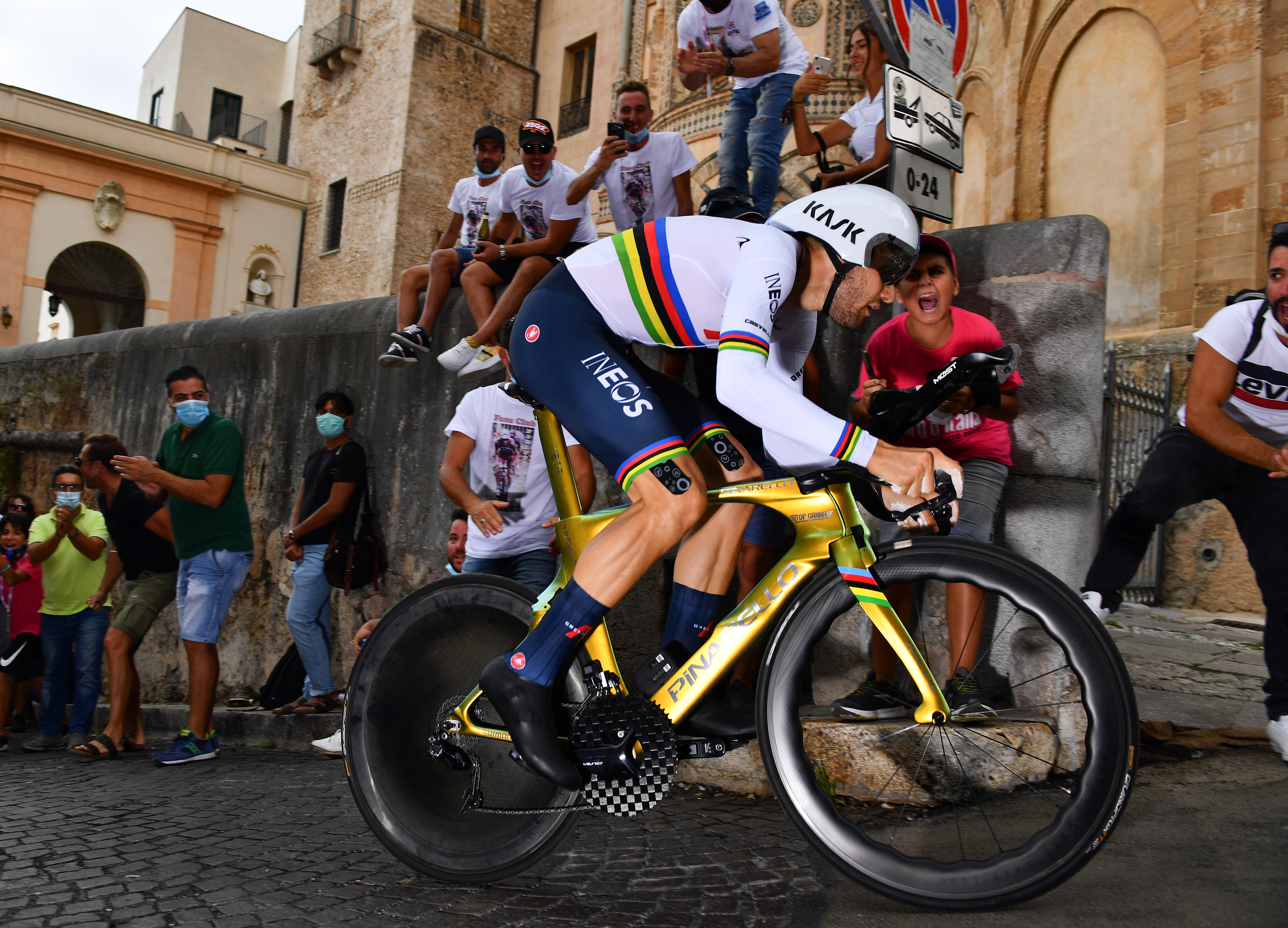 Filippo Ganna at the Giro d'Italia