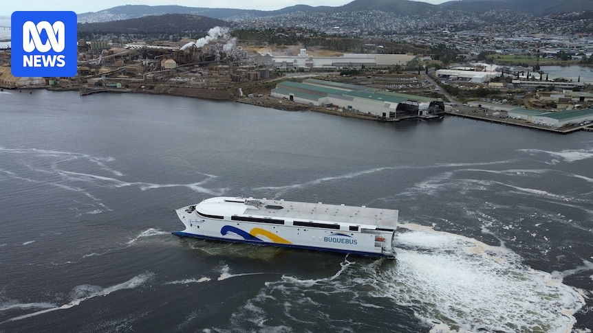 Sea trials begin in Hobart for Incat's Hull 096 China Zorilla, world's largest electric ferry