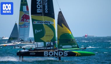 Sail Grand Prix fleet stung by Fremantle doctor before race has even begun