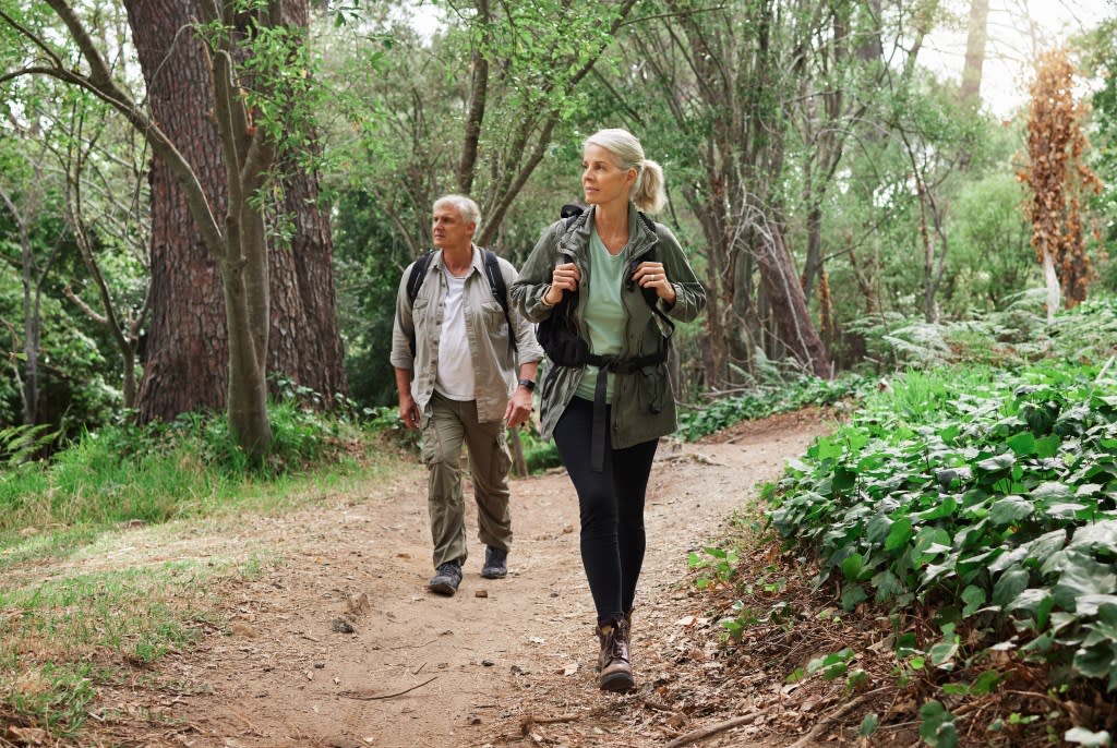 Brisk walking for five minutes daily could prevent 10% of deaths, the study suggests. Nina/peopleimages.com – stock.adobe.com
