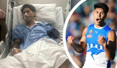 North Melbourne Kangaroos forward Paul Curtis opens up on life-threatening health scare and surgery in Perth
