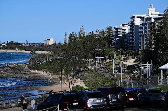 Sunshine Coast Council and the Queensland government have been briefed on shark barrier options for Mooloolaba Beach.