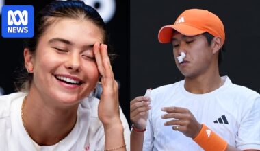 Learner Tien's bloody nose, Iva Jovic arrives and Carlos Alcaraz's debt to Novak Djokovic — quick hits from the Australian Open