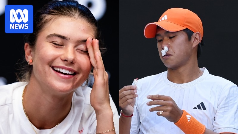 Learner Tien's bloody nose, Iva Jovic arrives and Carlos Alcaraz's debt to Novak Djokovic — quick hits from the Australian Open