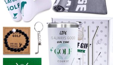 Jiskan Golf Gifts For Men And Women, Golf Accessories Set With Hi-End