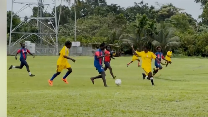 Southern Rangers football team i unifaim South Bougainville