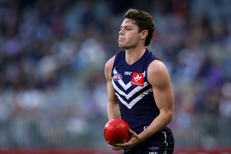 Lachie Neale started his AFL career with Fremantle.