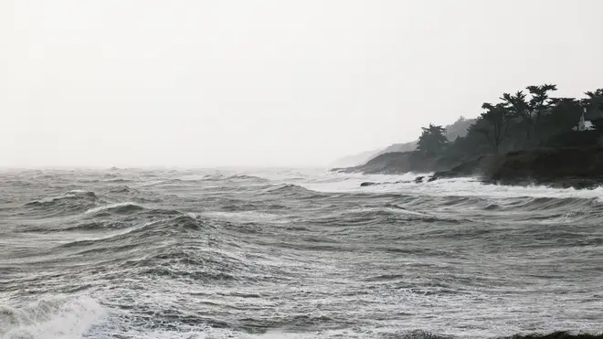 Storm Hits The Coast Of Brittany