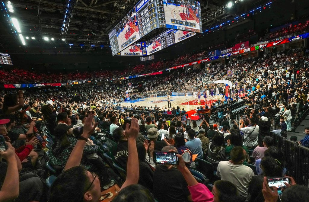 The first edition of the NBA China Games attracted 22,634 spectators over two games. Photo: Karma Lo