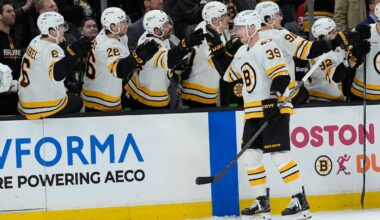 Bruins forward Morgan Geekie's 100th career goal was the difference in Boston's win over Montreal on Saturday.