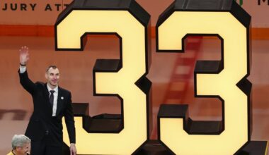 Boston Bruins retire Zdeno Chara's No. 33, honoring defenceman who led 2011 Cup victory