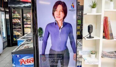 AI avatar ‘Matilda’ serving customers at Seven Mile Beach Store