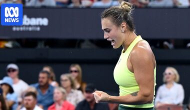 Aryna Sabalenka crushes Karolína Muchová to reach Brisbane International final