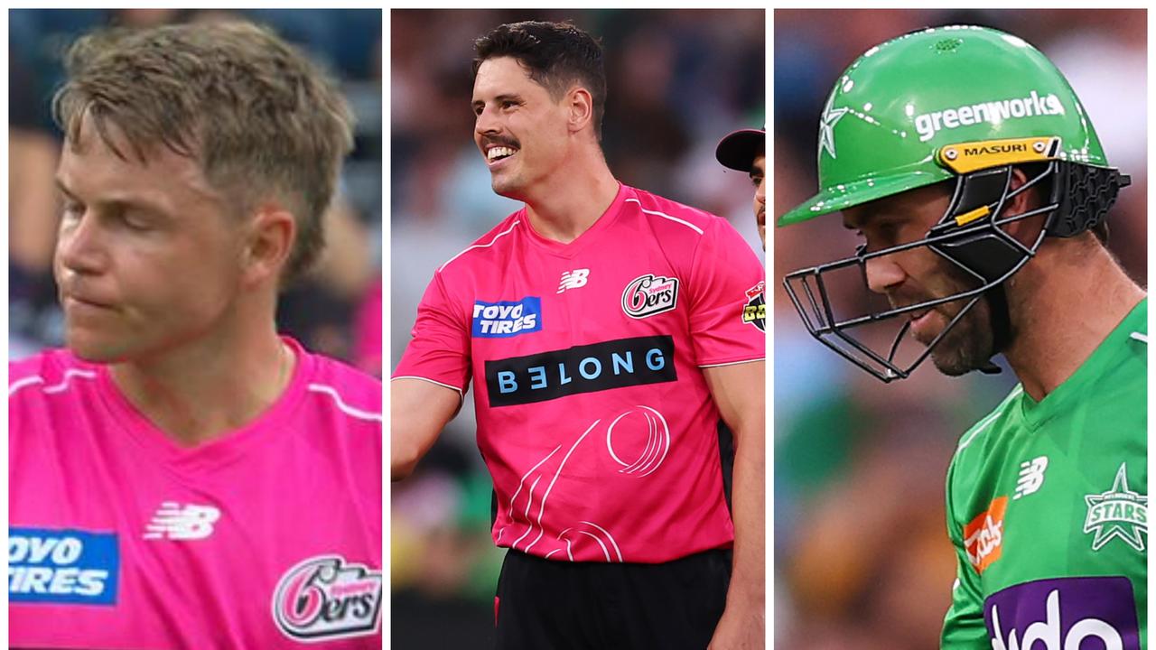 Sam Curran, Ben Dwarshuis and Glenn Maxwell.