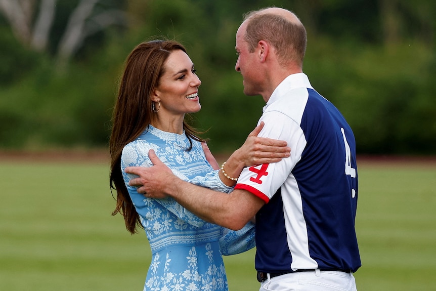Kate and William at the polo