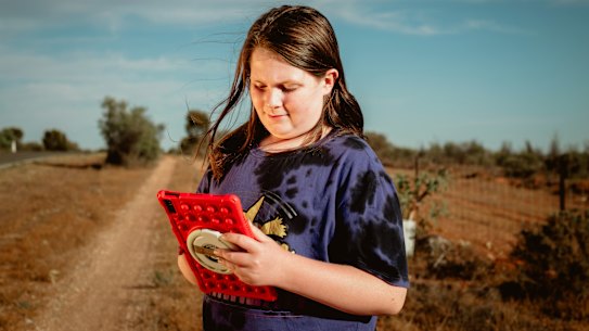 Wyatt Thompson, 11, who lives in Broken Hill, has lost access to YouTube