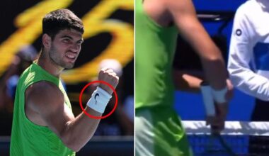 Australian Open controversy erupts as world No.1 Carlos Alcaraz forced to remove fitness tracking device