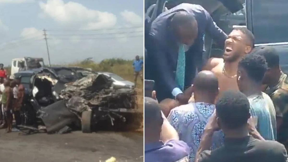 Anthony Joshua crash: Boxing legend released from hospital following horror car crash