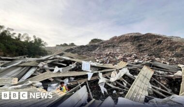 One dead, dozens trapped after giant landfill collapses in Cebu
