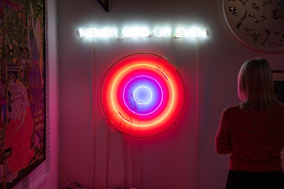 Harry Newell’s Circle/s in the round: NEVER ODD OR EVEN, is showing in Melbourne.