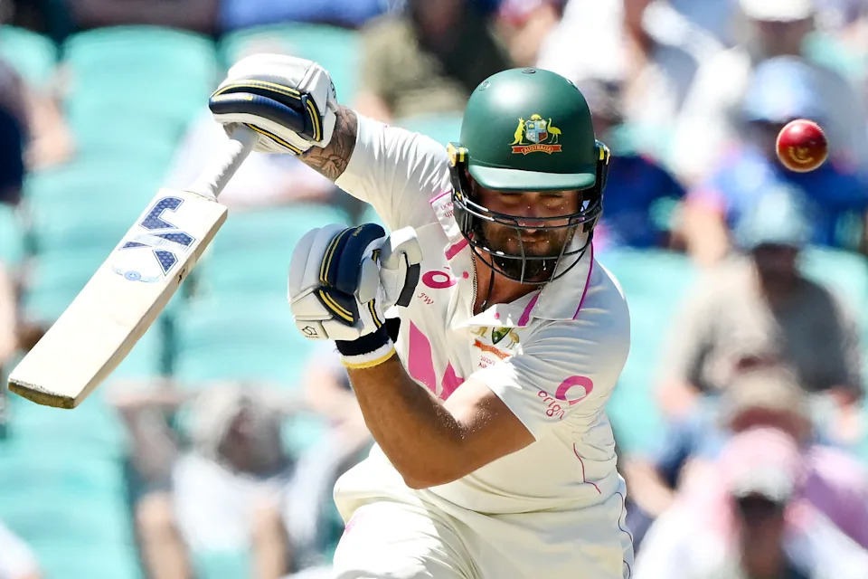 Seen here, Jake Weatherald batting during the Ashes series. 