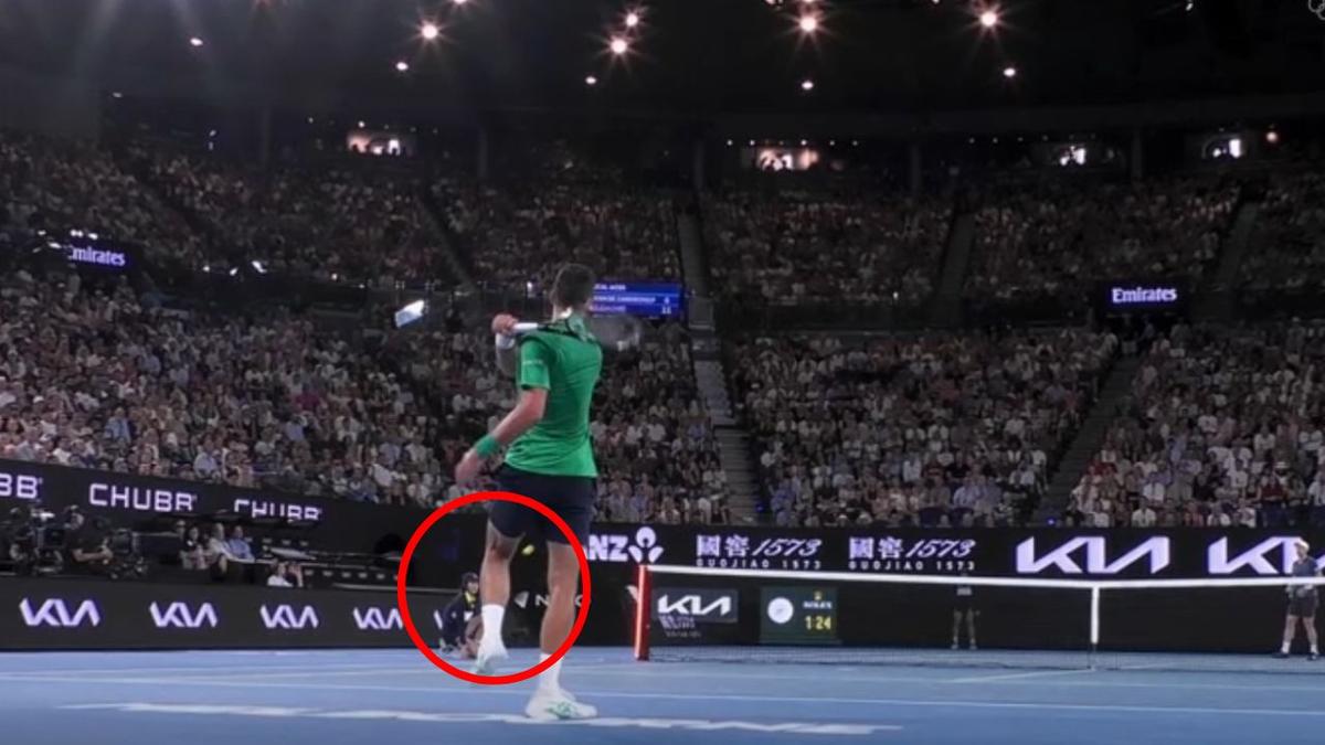 Novak Djokovic nearly hits ball girl with ‘dangerous’ shot during Australian Open win over Botic van de Zandschulp