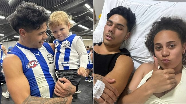 Curtis wanted to get healthy for son Elijah and his family, including partner Kelera.