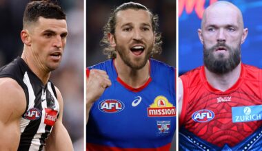 Top 30 AFL players over 30 ranked, stats analysis, opinion, Marcus Bontempelli, Jeremy Cameron, Zach Merrett, Max Gawn, latest news