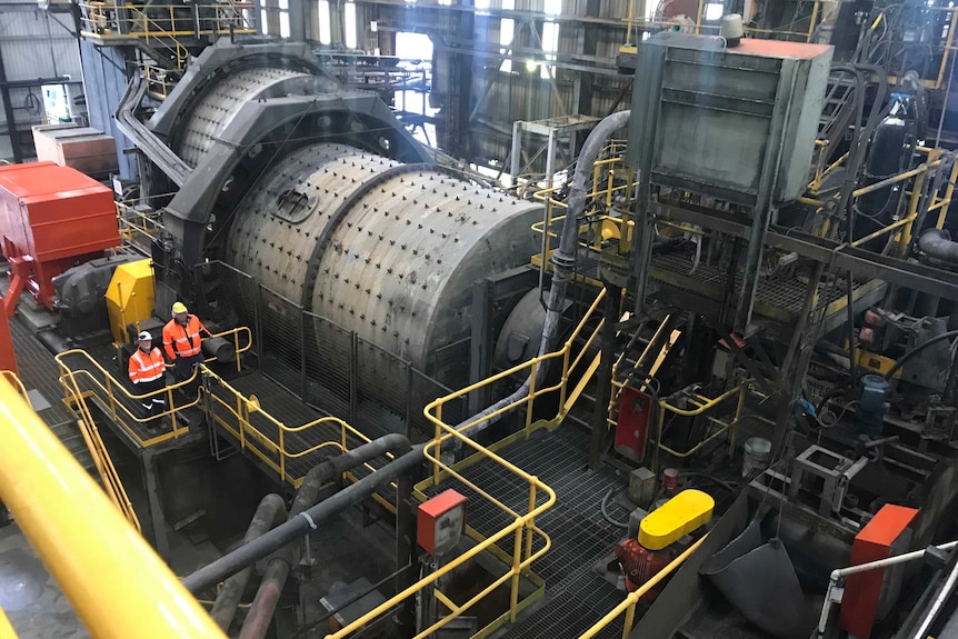 Processor at Hellyer mine.